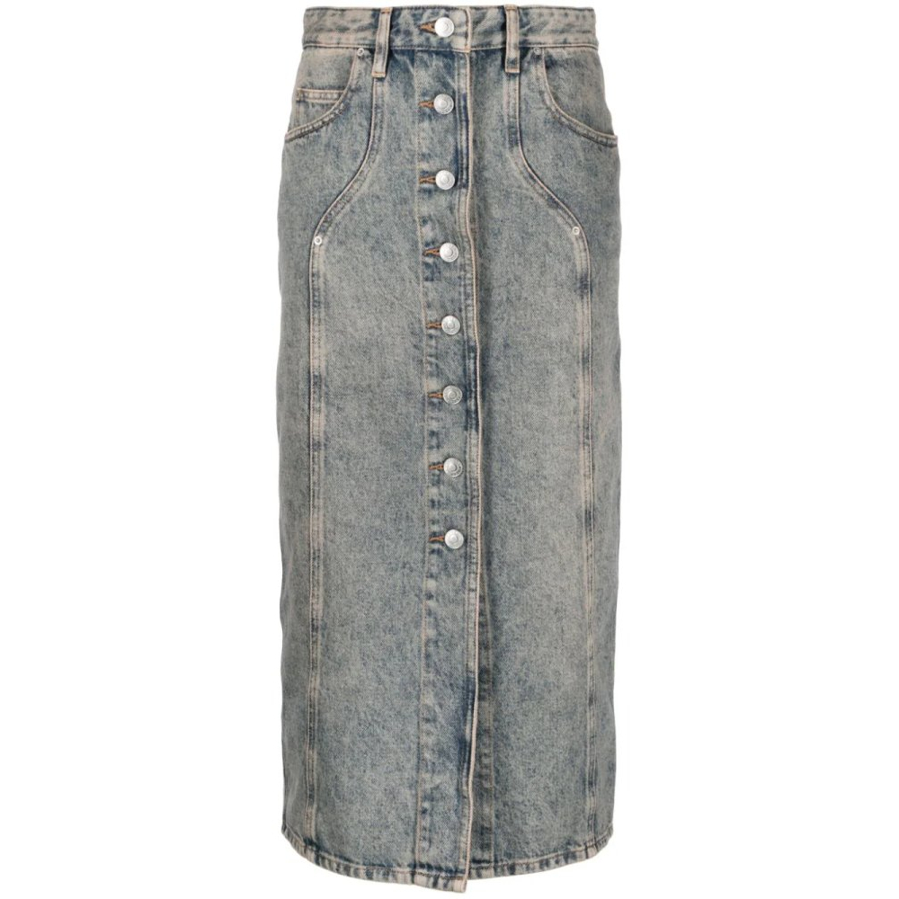 Women's 'Vandy Midi' Denim Skirt