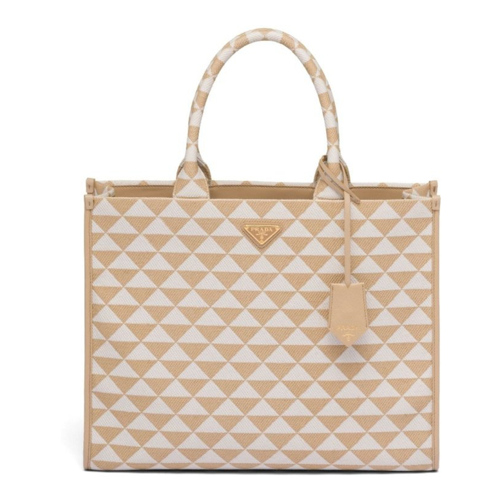 'Large Symbole Embroidered' Tote Handtasche für Damen