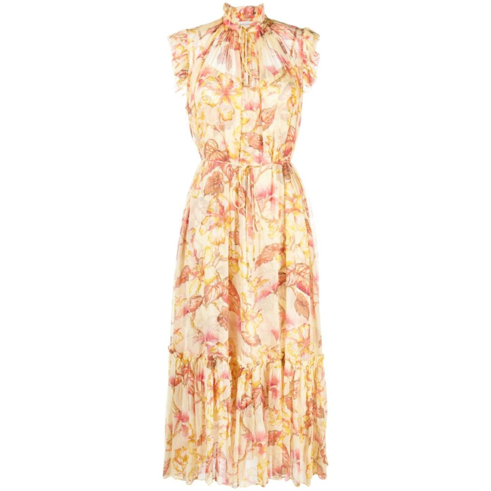 Robe Midi 'Matchmaker Floral-Print' pour Femmes