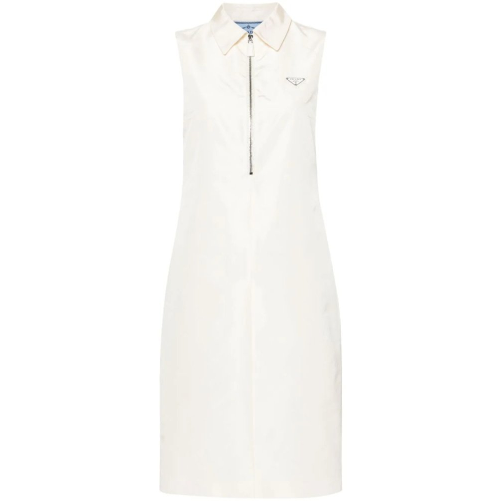 Women's 'Logo-Appliqué Faille' Midi Dress