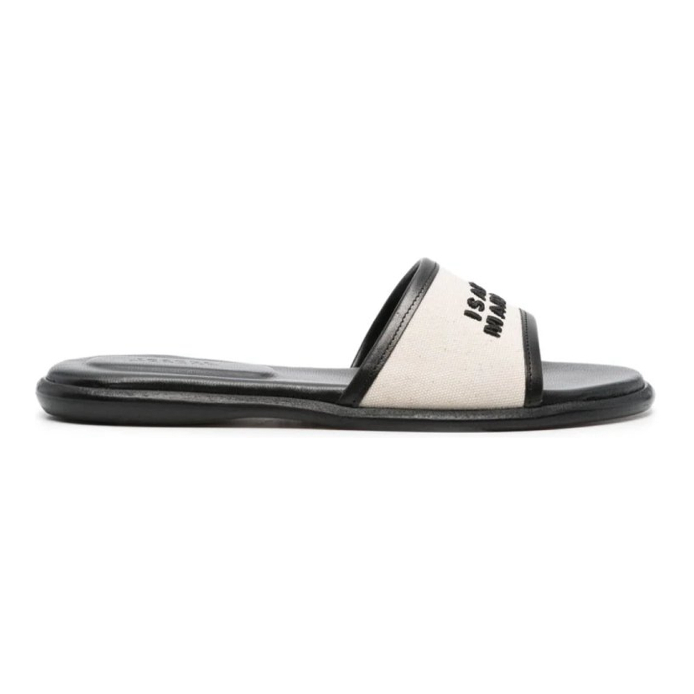 Women's 'Vikee Embroidered-Logo' Flat Sandals