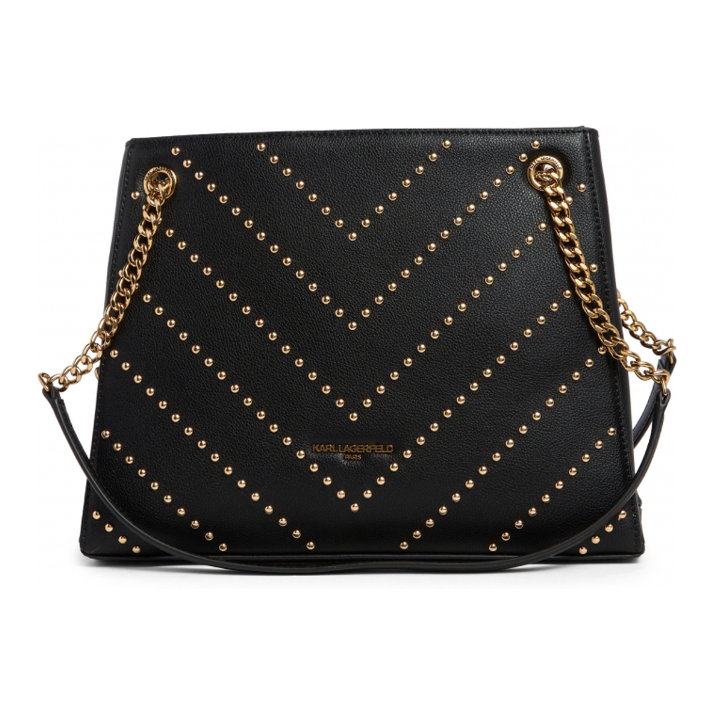 Women's 'Chevron Stud Shoulder Bag'