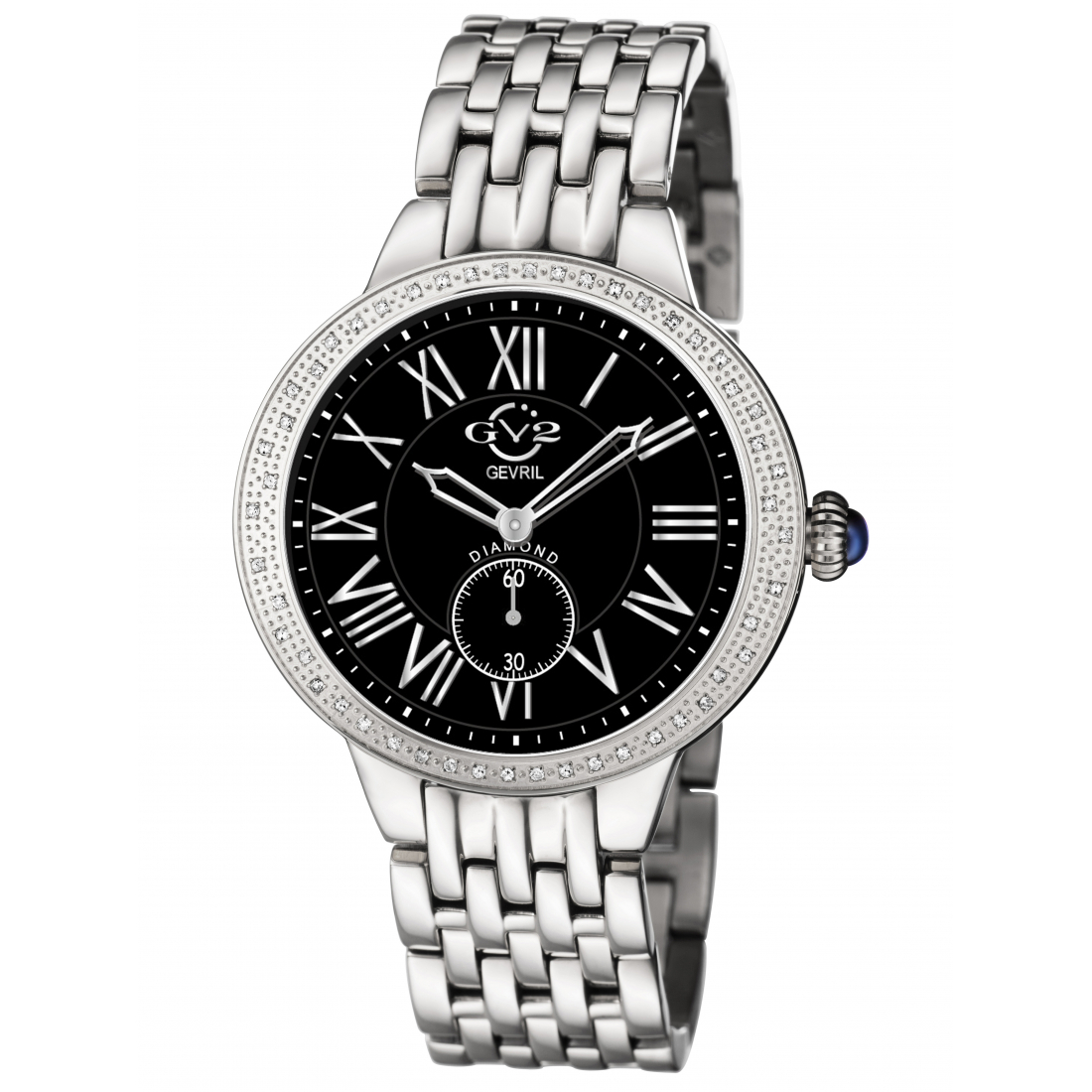 Women's Astor Black Dial Stainless Steel Watch