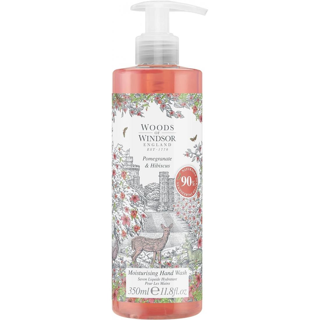 'Pomegranate & Hibiscus' Liquid Hand Soap - 350 ml