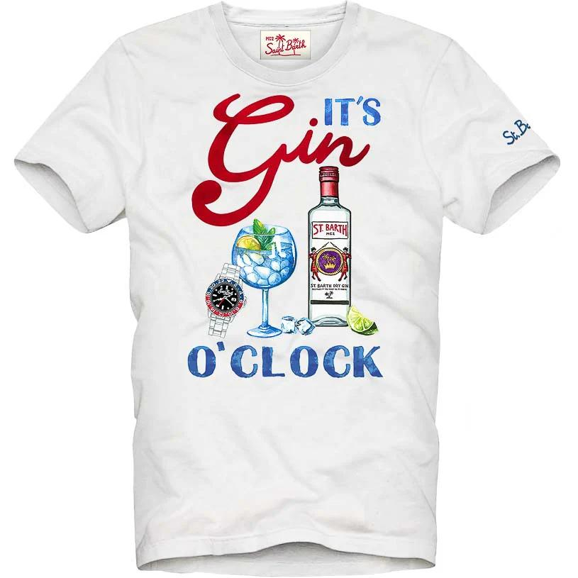 T-shirt 'It'S Gin O'Clock' pour Hommes