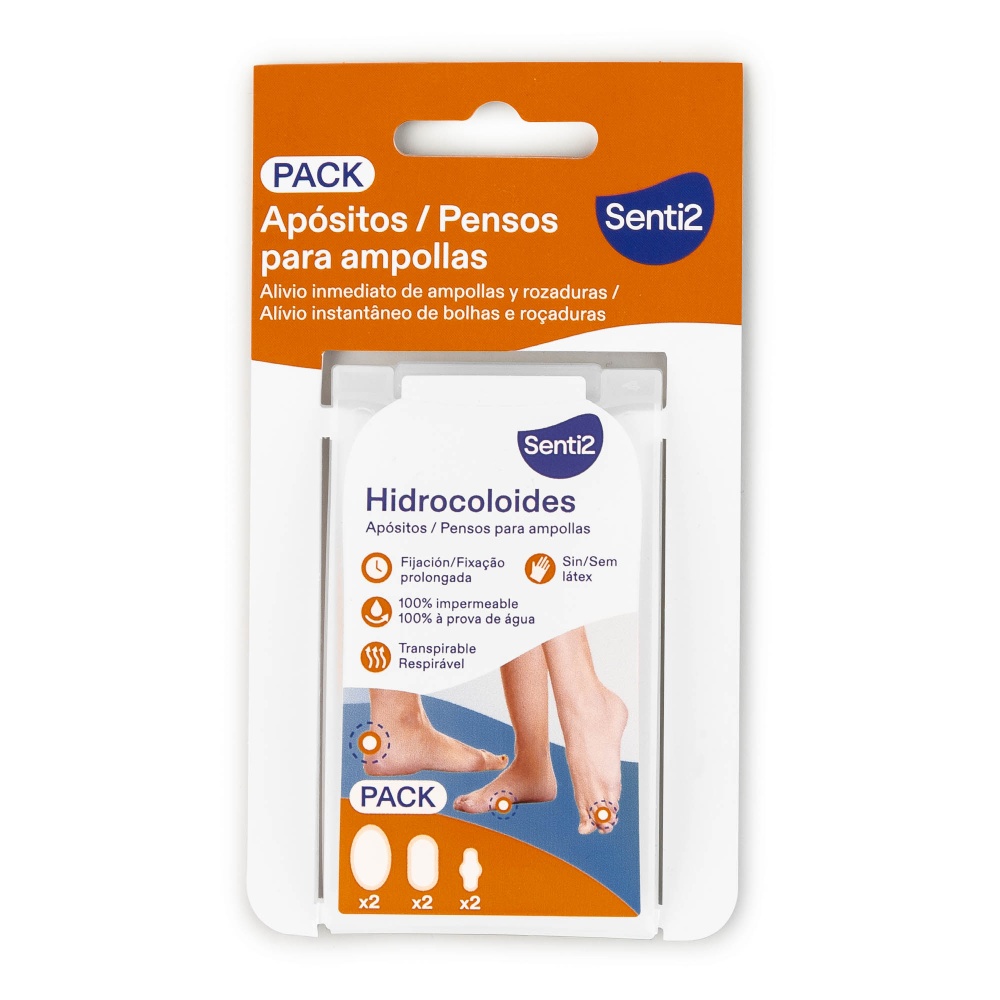 Pansements pour Ampoules 'Hydrocolloid' - 6 Unités