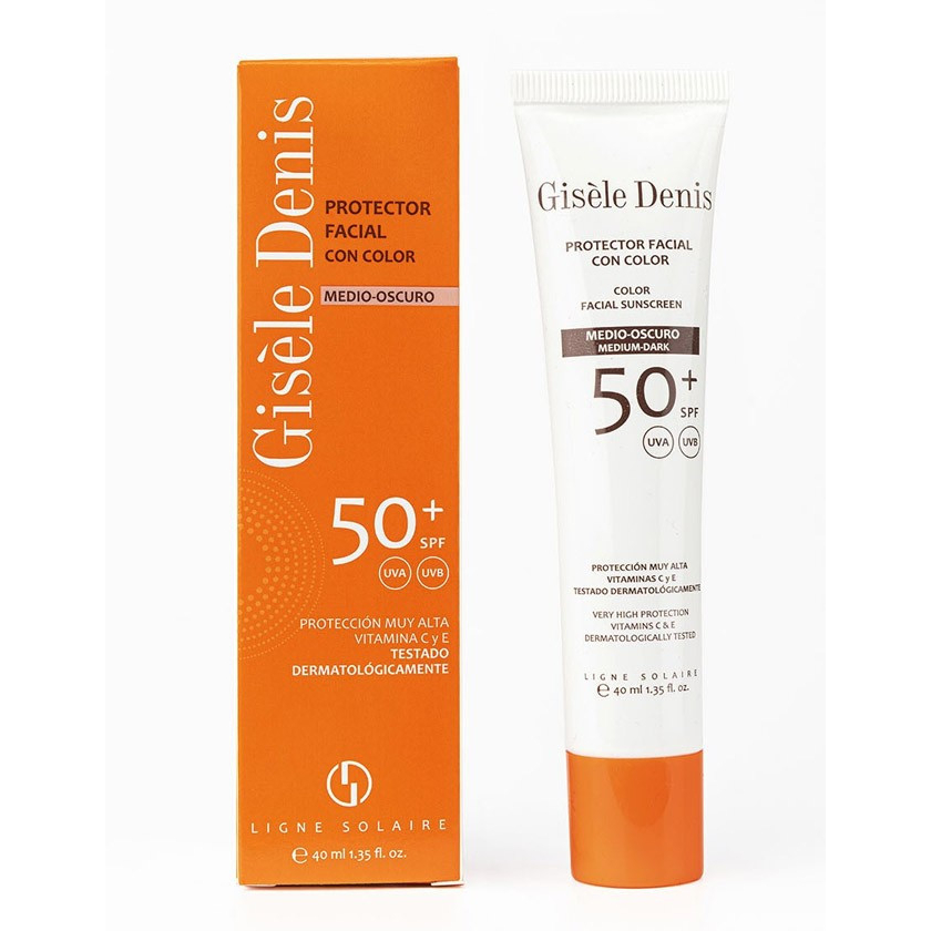 Crème solaire teintée 'SPF 50+' - Medium Dark 40 ml