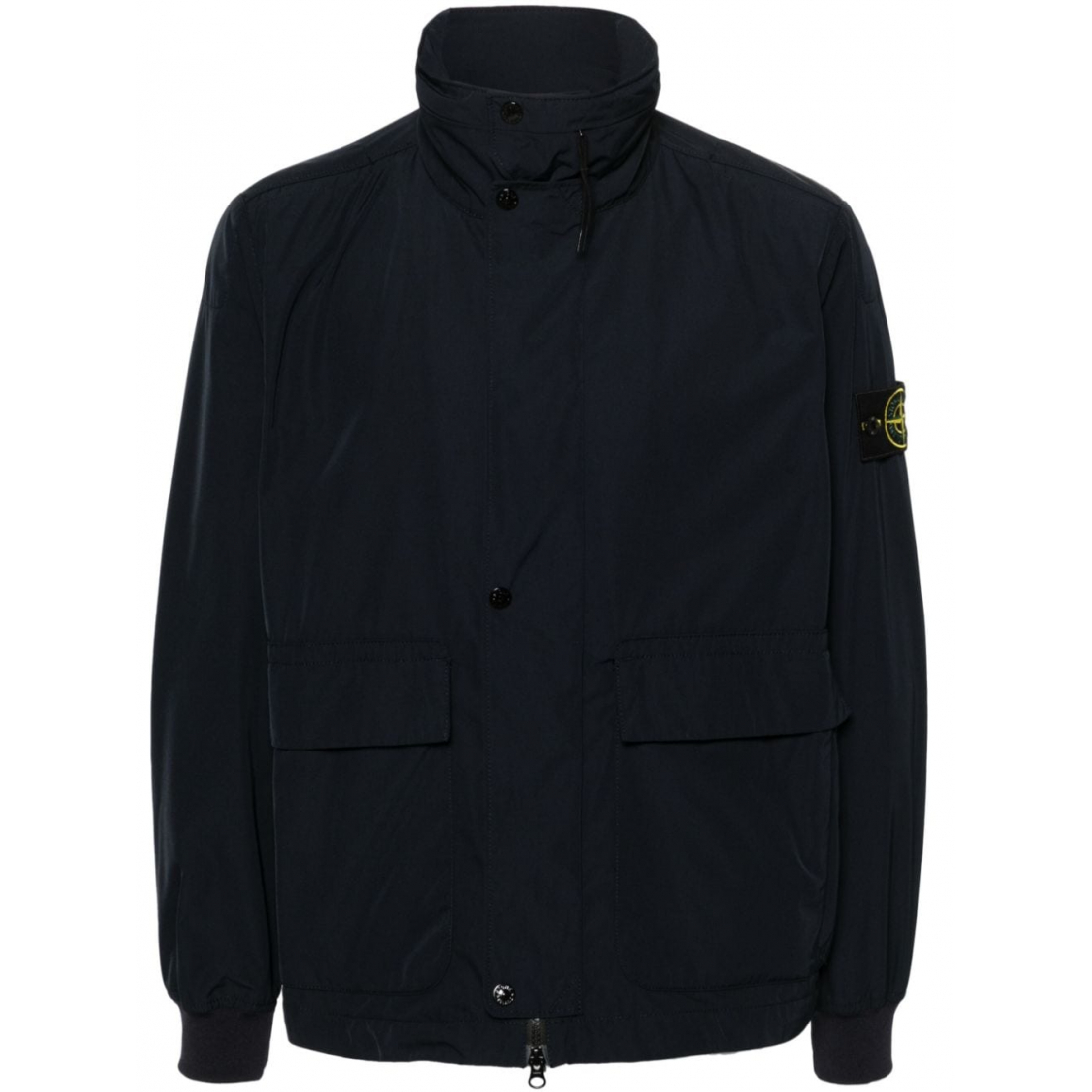 Men's 'Compass-Badge Concealed-Hood' Jacket