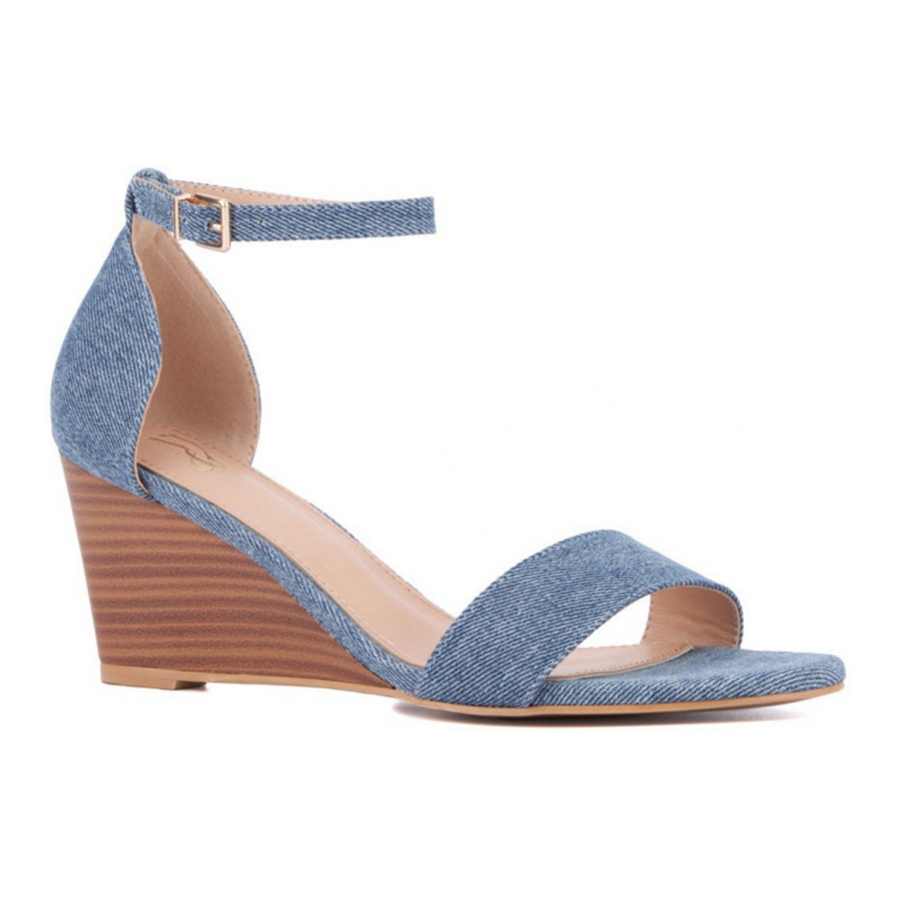 Women's 'Sharona Ankle Wrap' Wedge Sandals