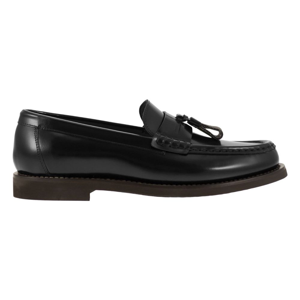 Women's 'Minimal Shiny Tassels' Loafers