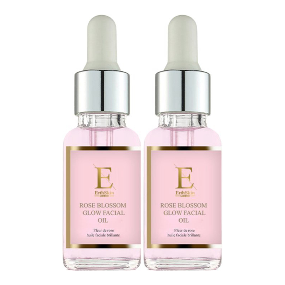 'Rose Blossom Glow' Facial Oil - 30 ml, 2 Pieces