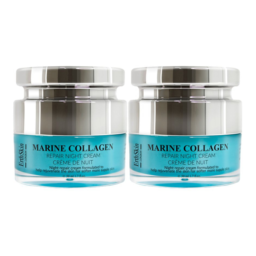 'Marine Collagen' Night Cream - 50 ml, 2 Pieces