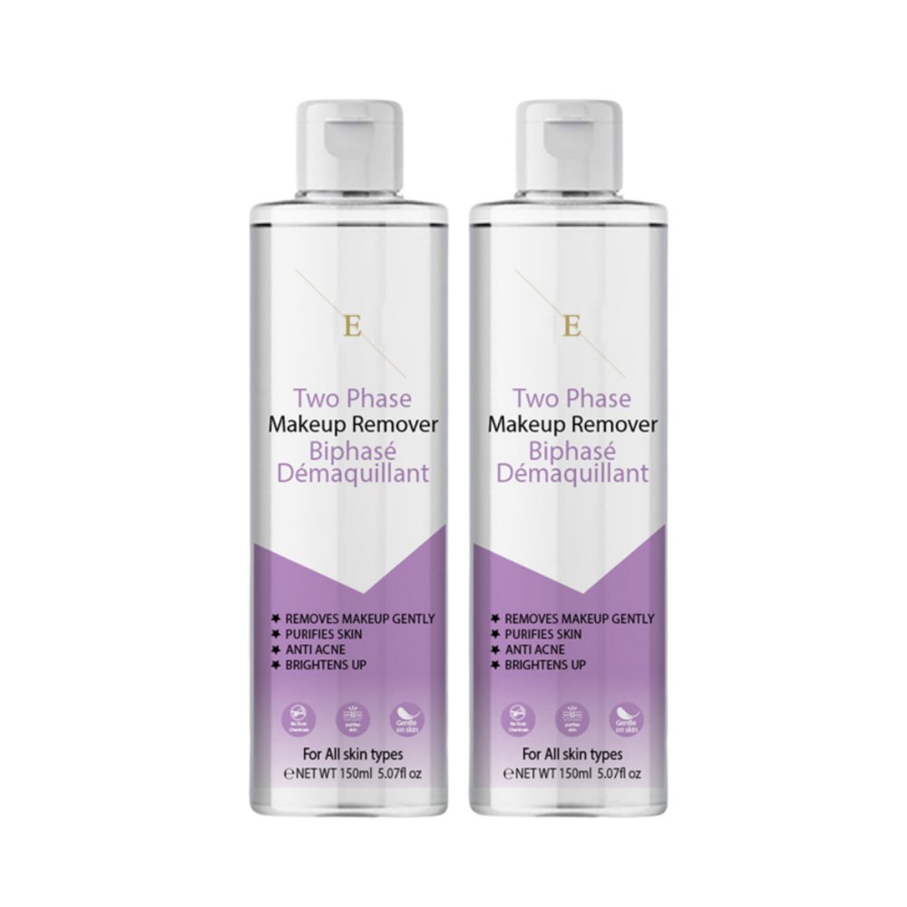 'Two Phase' Make-Up Remover - 150 ml, 2 Pieces