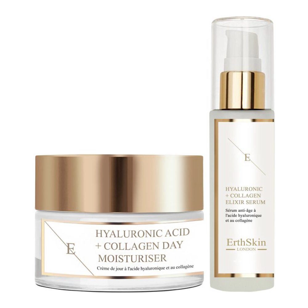 Set de soins anti-âge 'Hyaluronic Acid & Collagen' - 2 Pièces