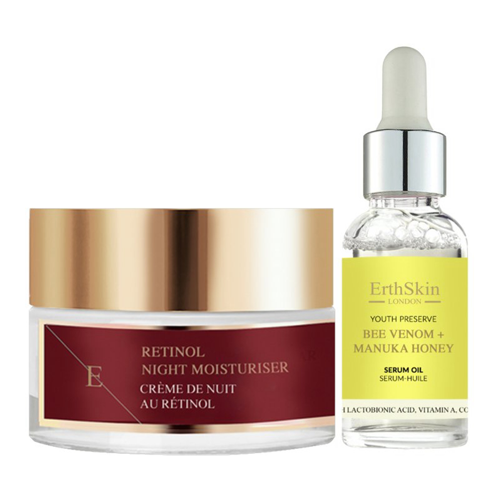 'Retinol + Bee Venom + Manuka Honey' Anti-Aging-Pflegeset - 2 Stücke