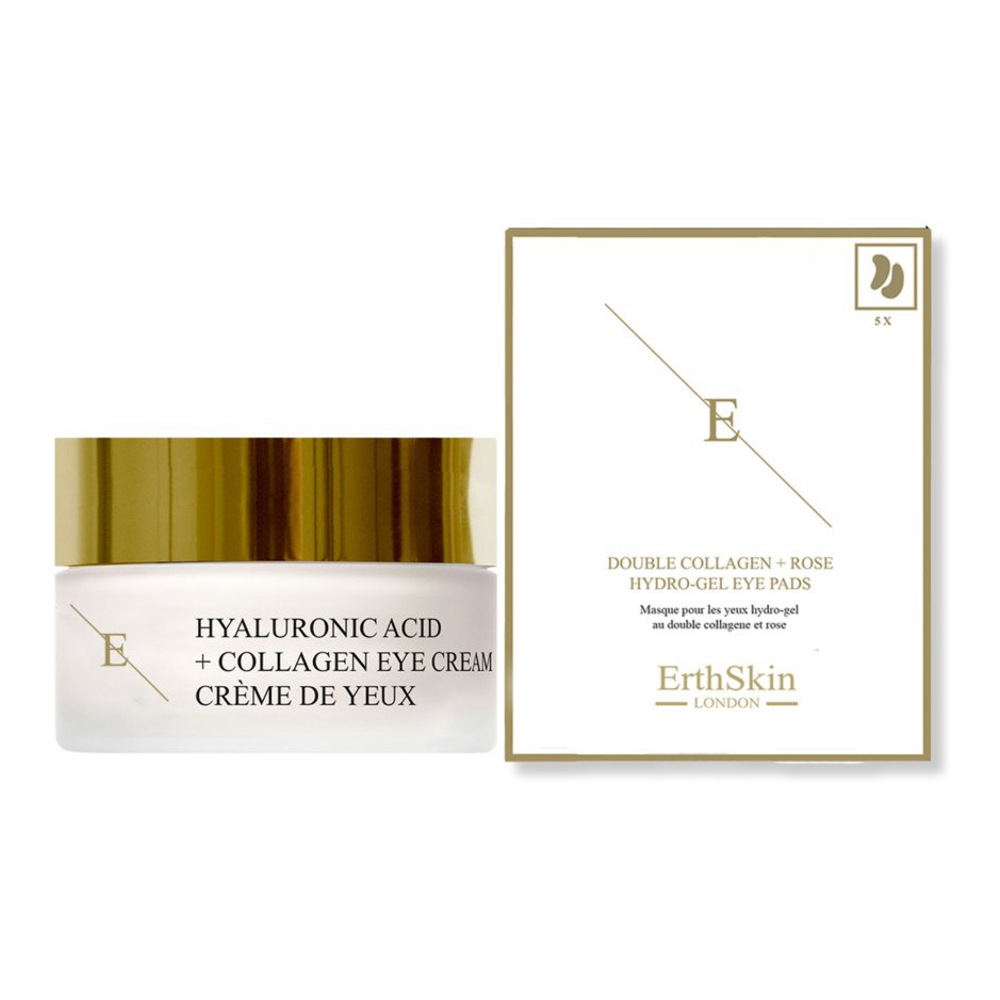 'Hyaluronic Acid + Collagen + Double Collagen + Rose' Anti-Aging-Pflegeset - 2 Stücke