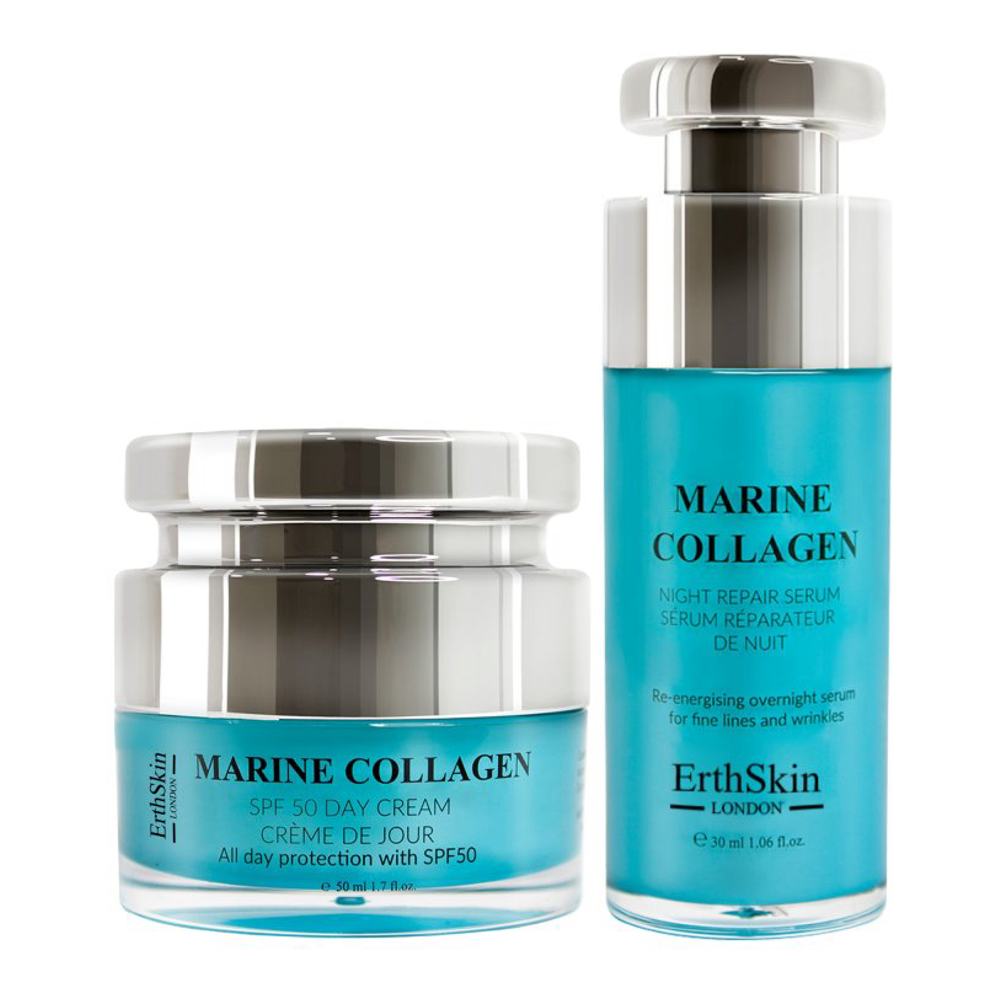 'Marine Collagen' Anti-Aging Care Set - 2 Pieces