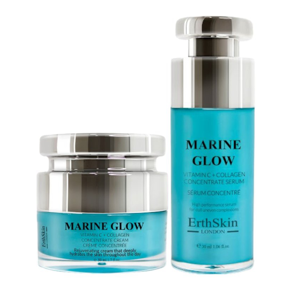 'Marine Glow' Anti-Aging Care Set - 2 Pieces