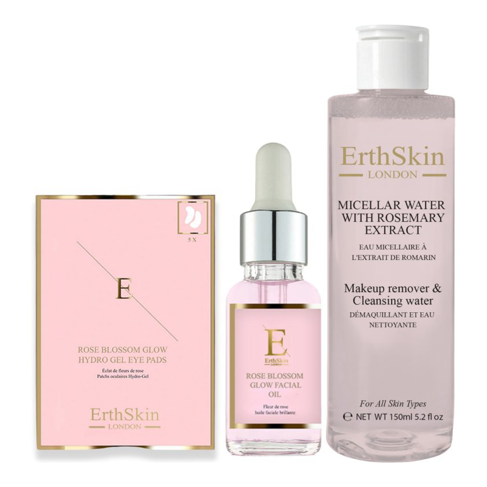 'Rosemary Extract + Rose Blossom' Anti-Aging Care Set - 3 Pieces