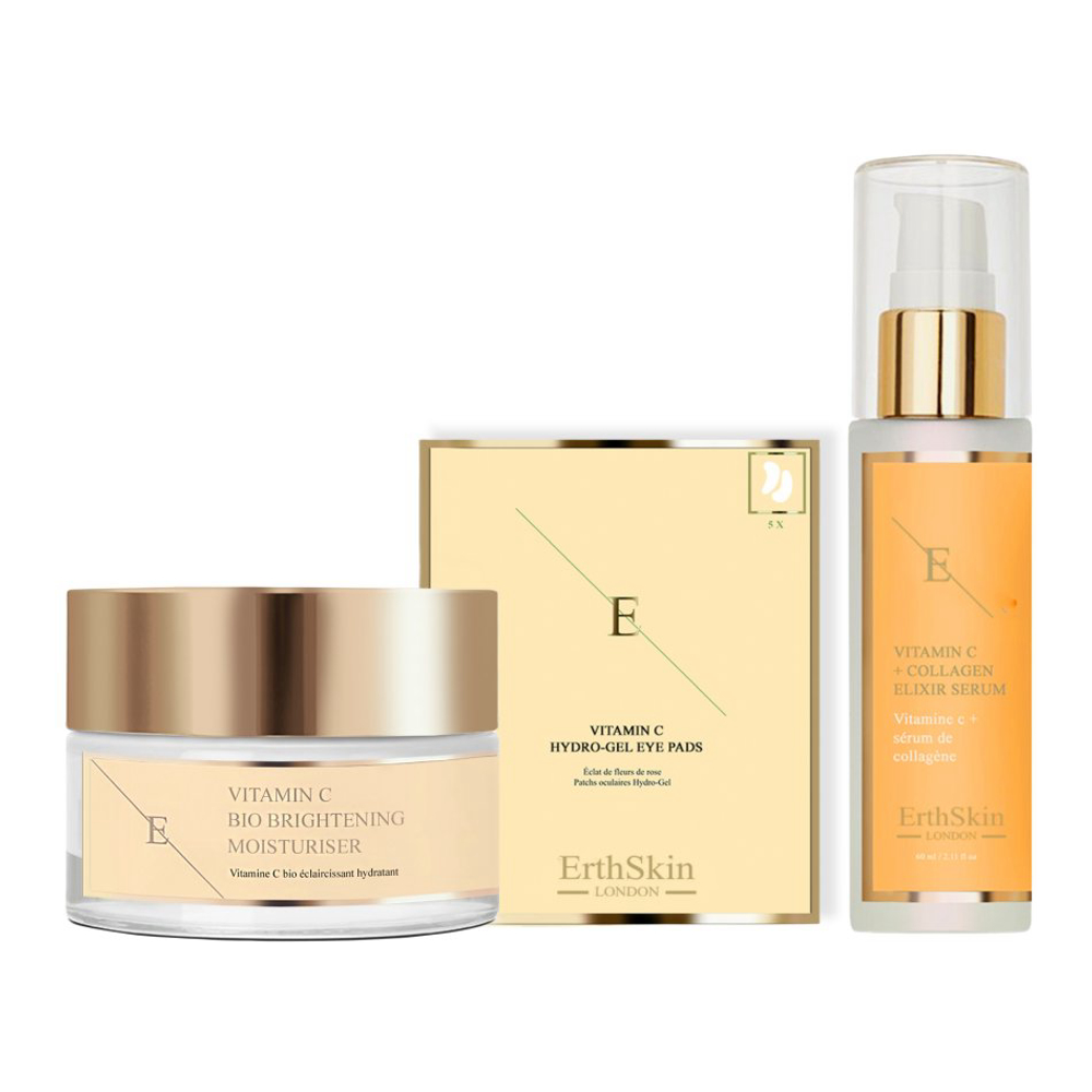 'Vitamin C + Collagen' Anti-Aging Care Set - 3 Pieces