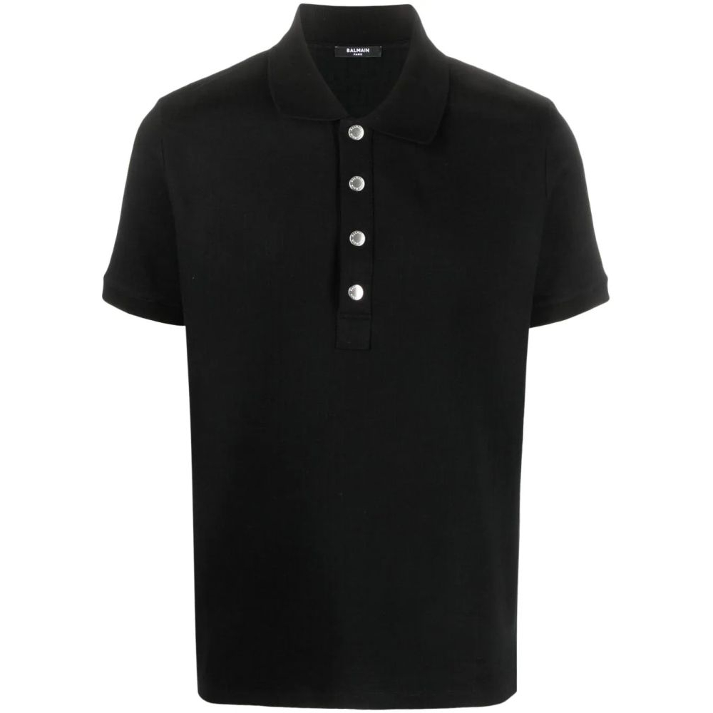 Polo 'Monogram-Pattern Piqué' pour Hommes