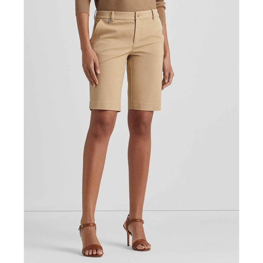 'Stretch' Bermuda Shorts für Damen