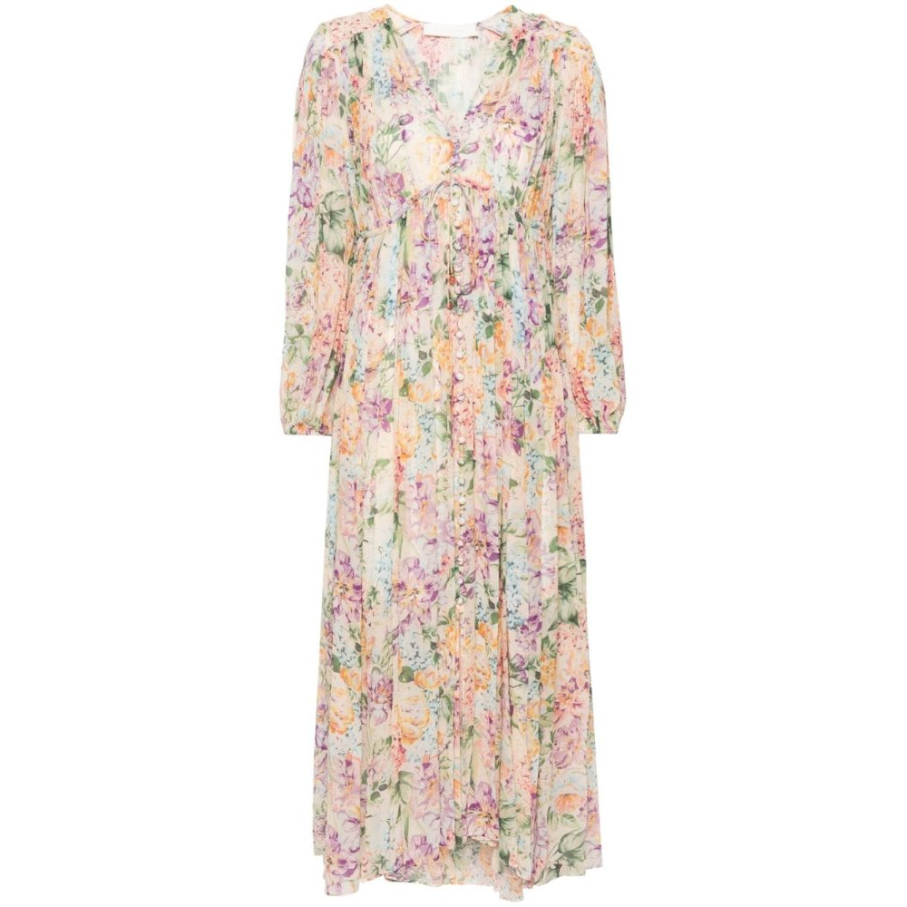 'Halliday Floral-Print' Maxi Kleid für Damen