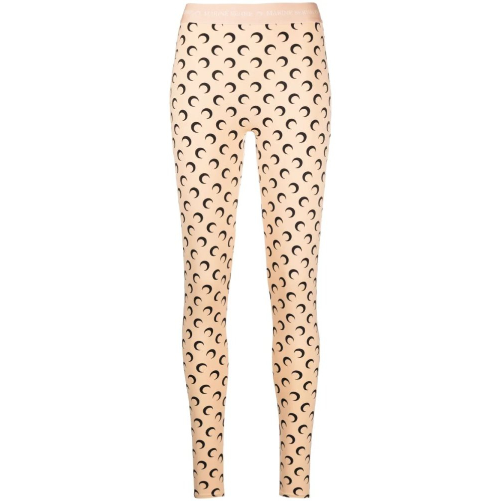 Leggings 'Fuseaux Crescent Moon-Print' pour Femmes