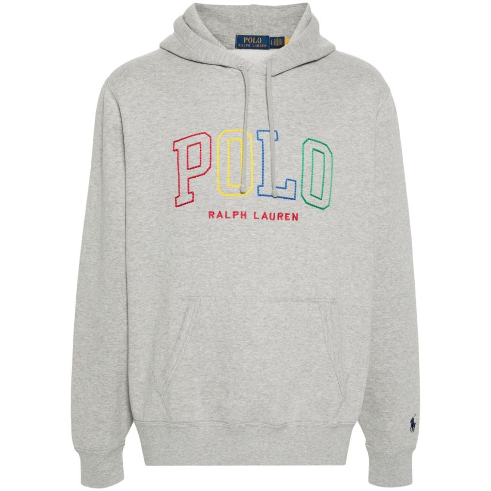 Men's 'Embroidered-Logo' Hoodie