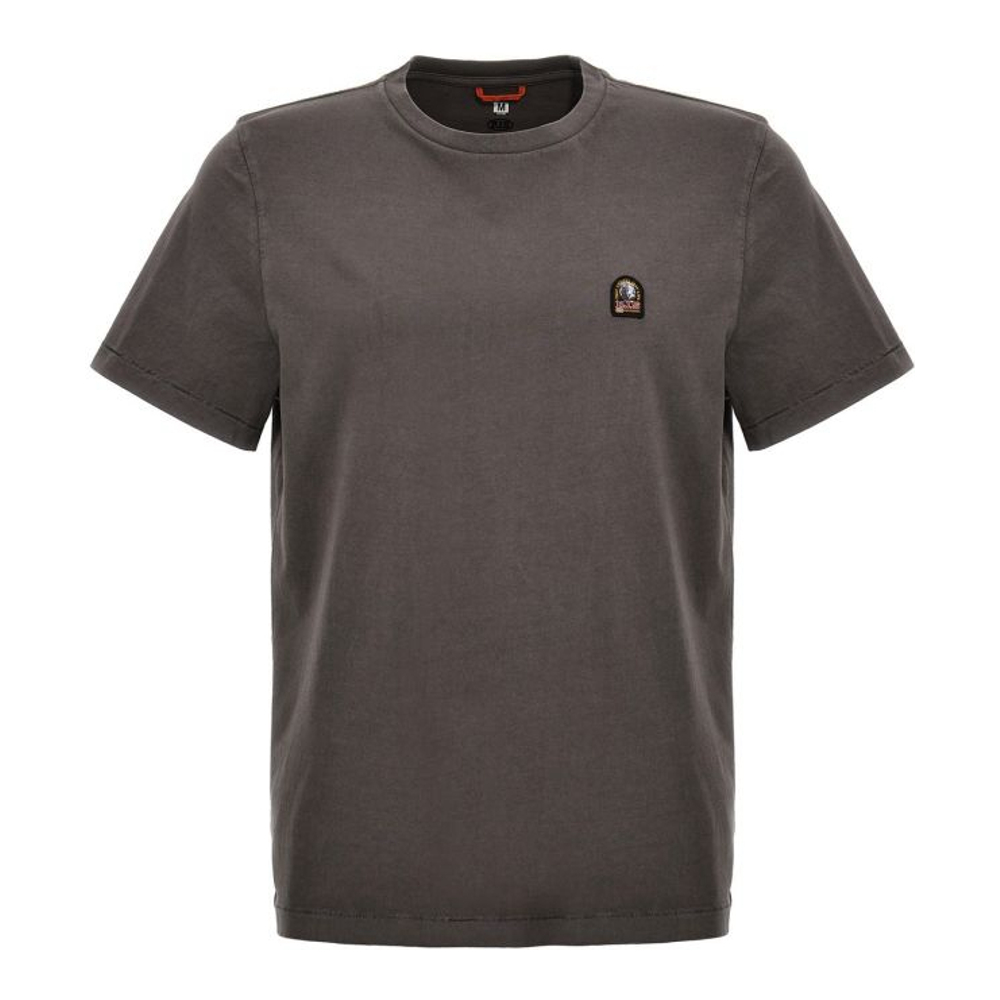 'Logo Patch' T-Shirt für Herren