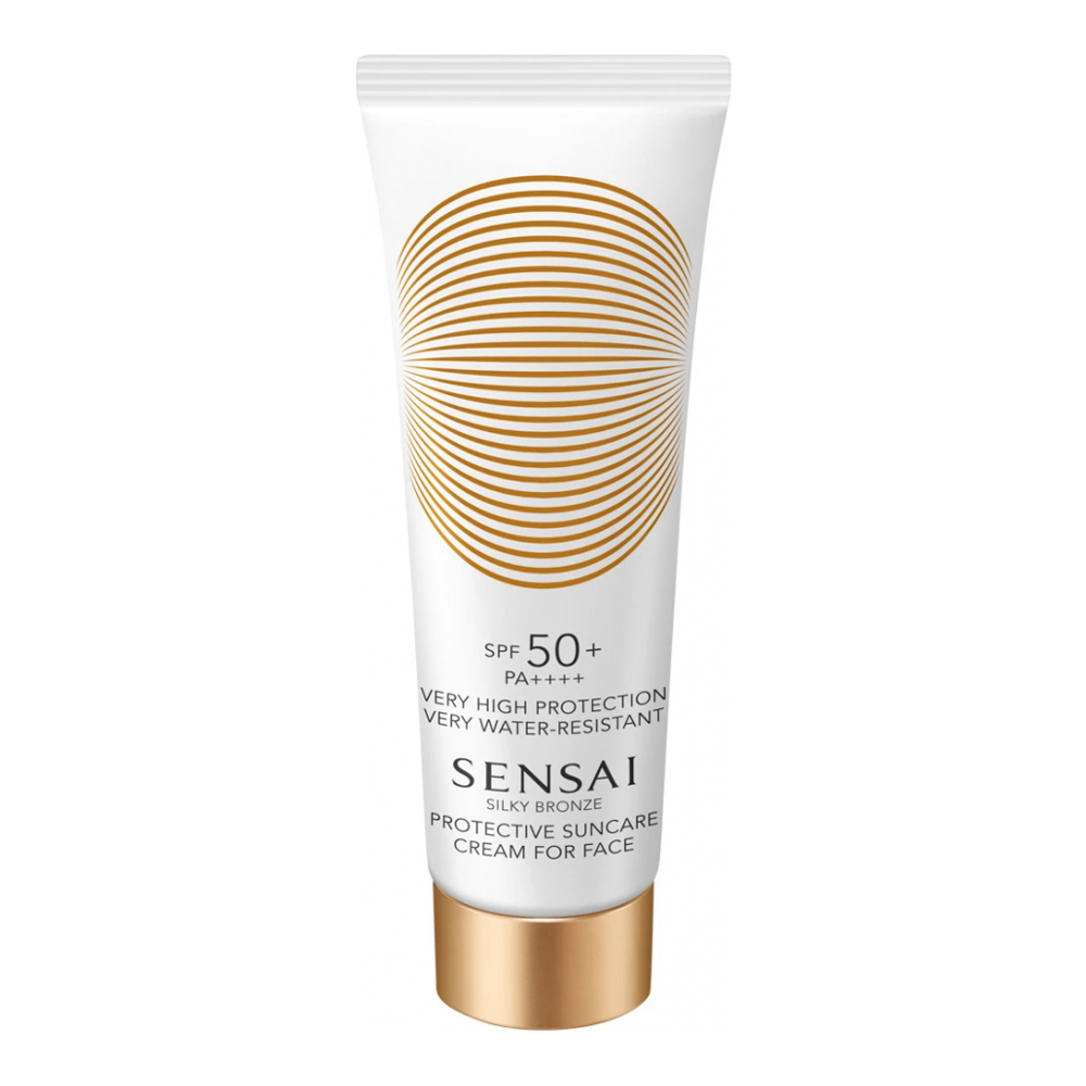 Crème solaire pour le visage 'Silky Bronze Protective SPF50+' - 50 ml