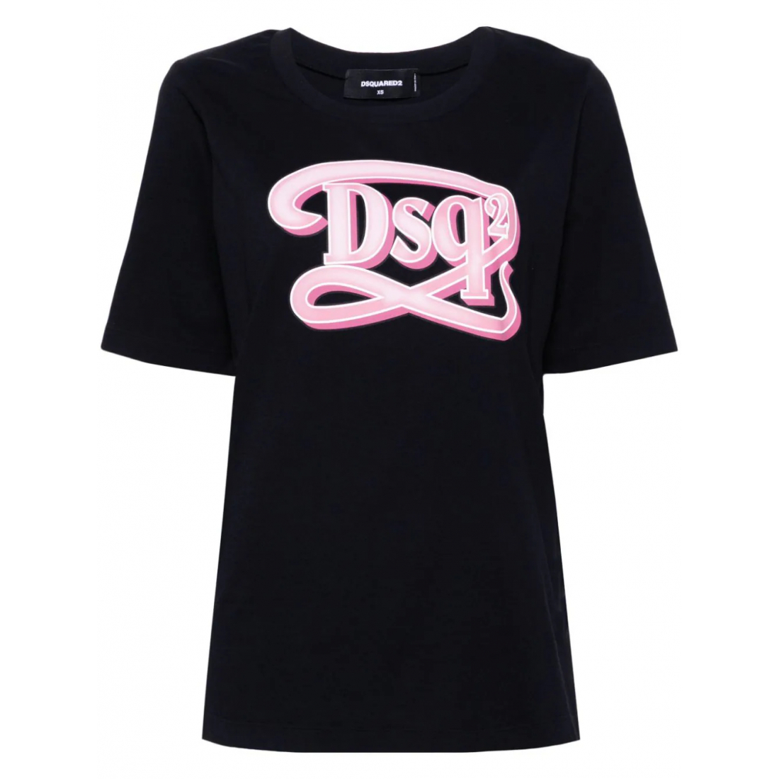 'Logo-Print' T-Shirt für Damen