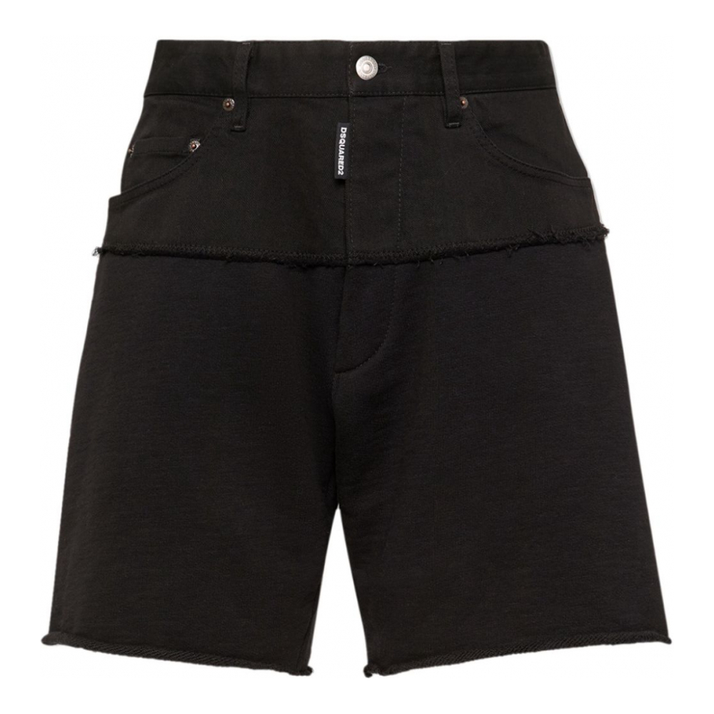 Men's 'Piped-Trim' Denim Shorts