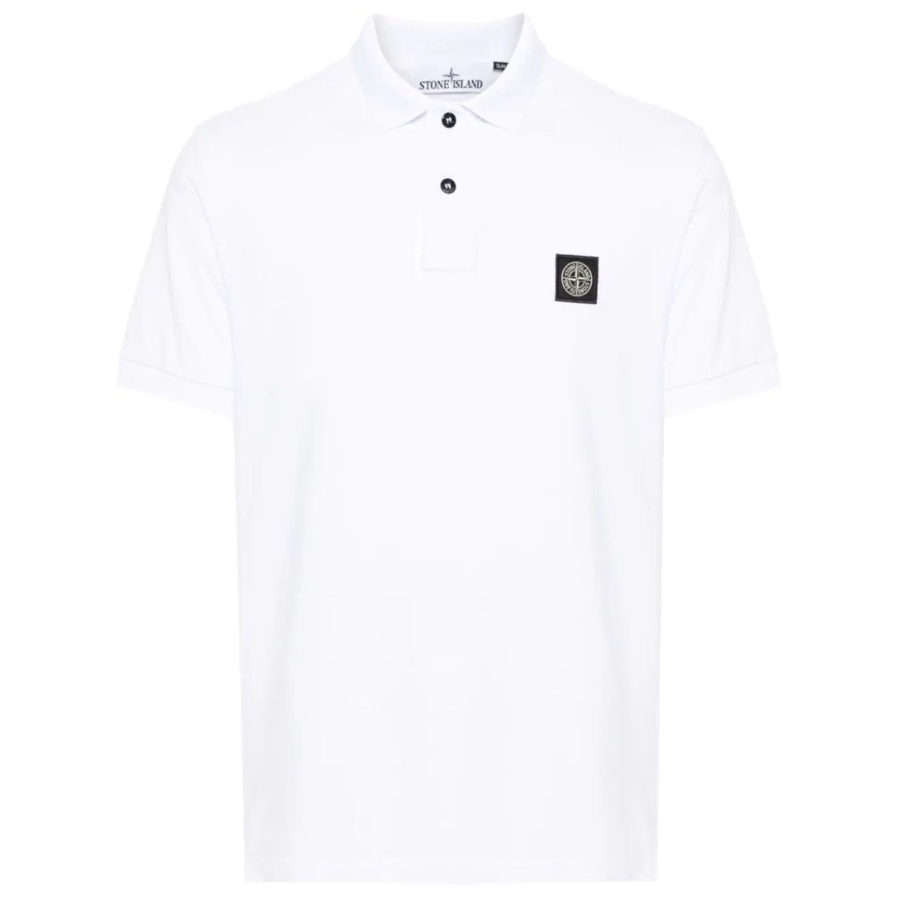 Men's 'Compass-Patch Piqué' Polo Shirt