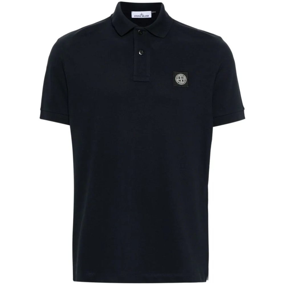 Men's 'Compass-Patch Piqué' Polo Shirt