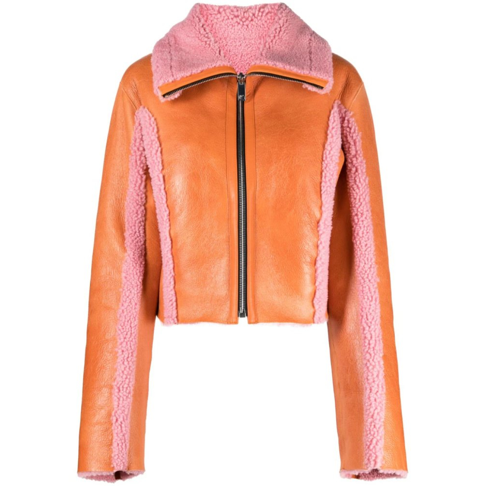 Women's 'Two-Tone' Leather Jacket