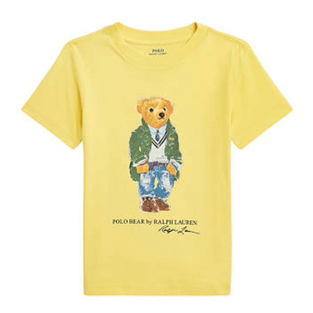 Little Boy's 'Polo Bear Cotton Jersey' T-Shirt