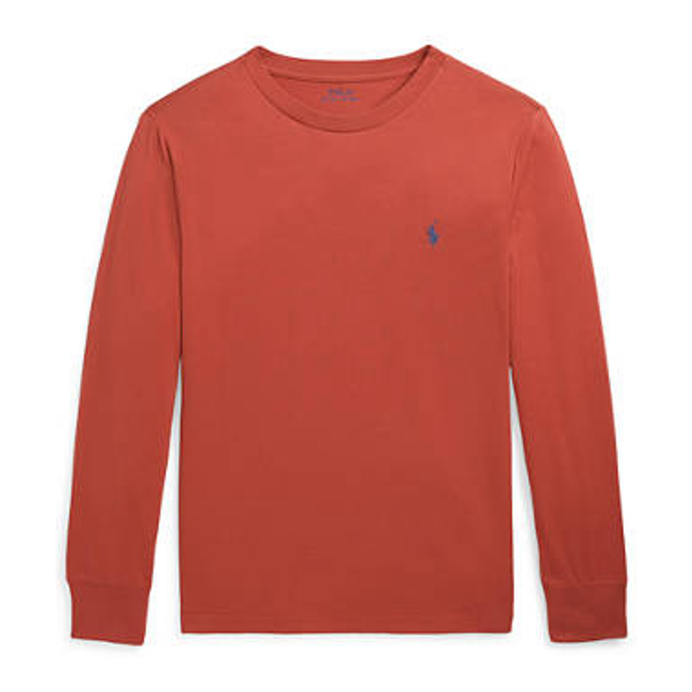 Little Boy's 'Cotton Jersey' Long-Sleeve T-Shirt