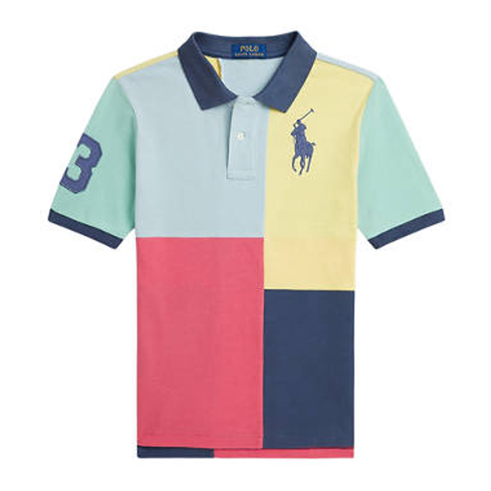 Polo 'Big Pony Cotton Mesh' pour Grands garçons