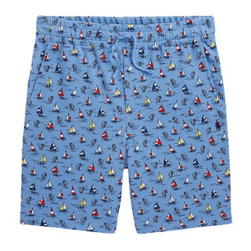 Big Boy's 'Sailboat Print Spa Terry' Shorts