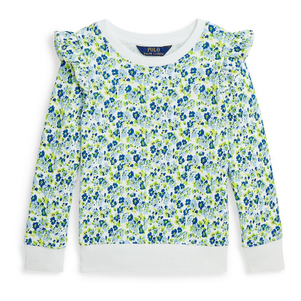 Pull 'Ruffled French Terry' pour Bambins & petites filles