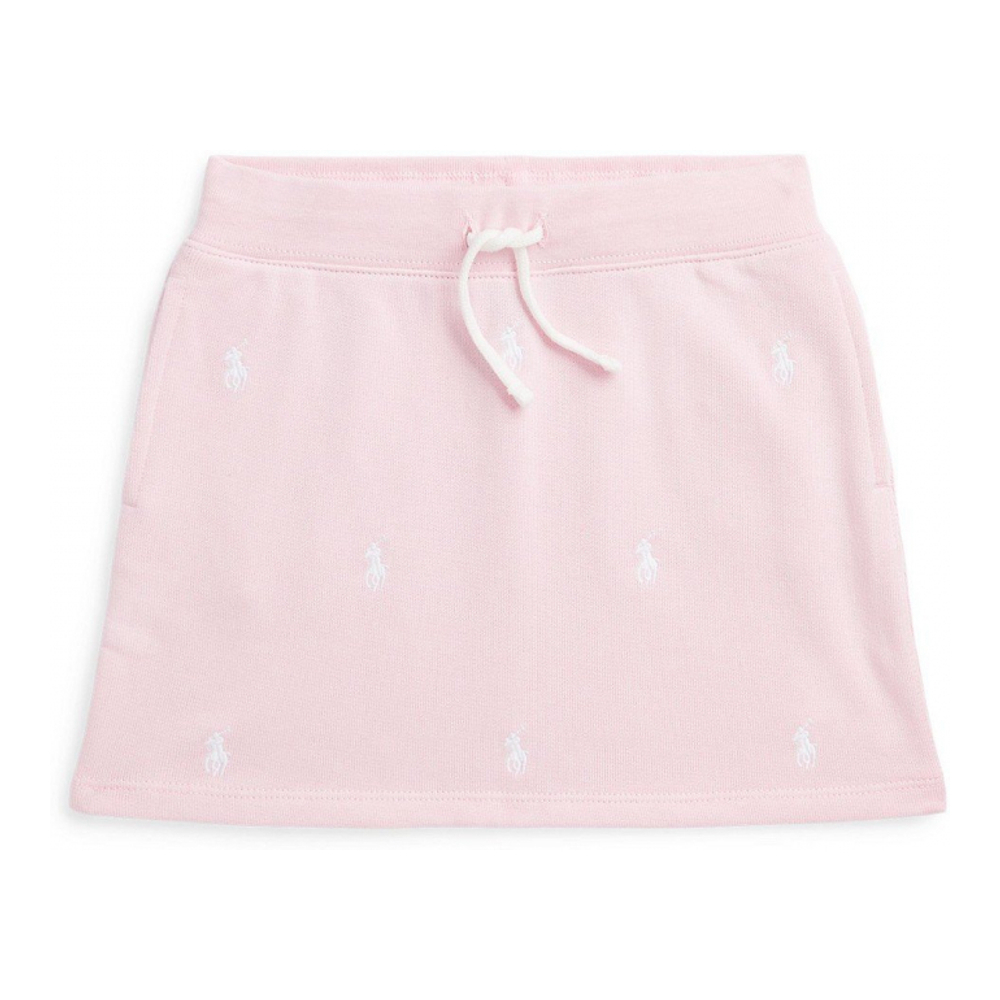 Toddler & Little Girl's 'Polo Pony Terry' Mini Skirt