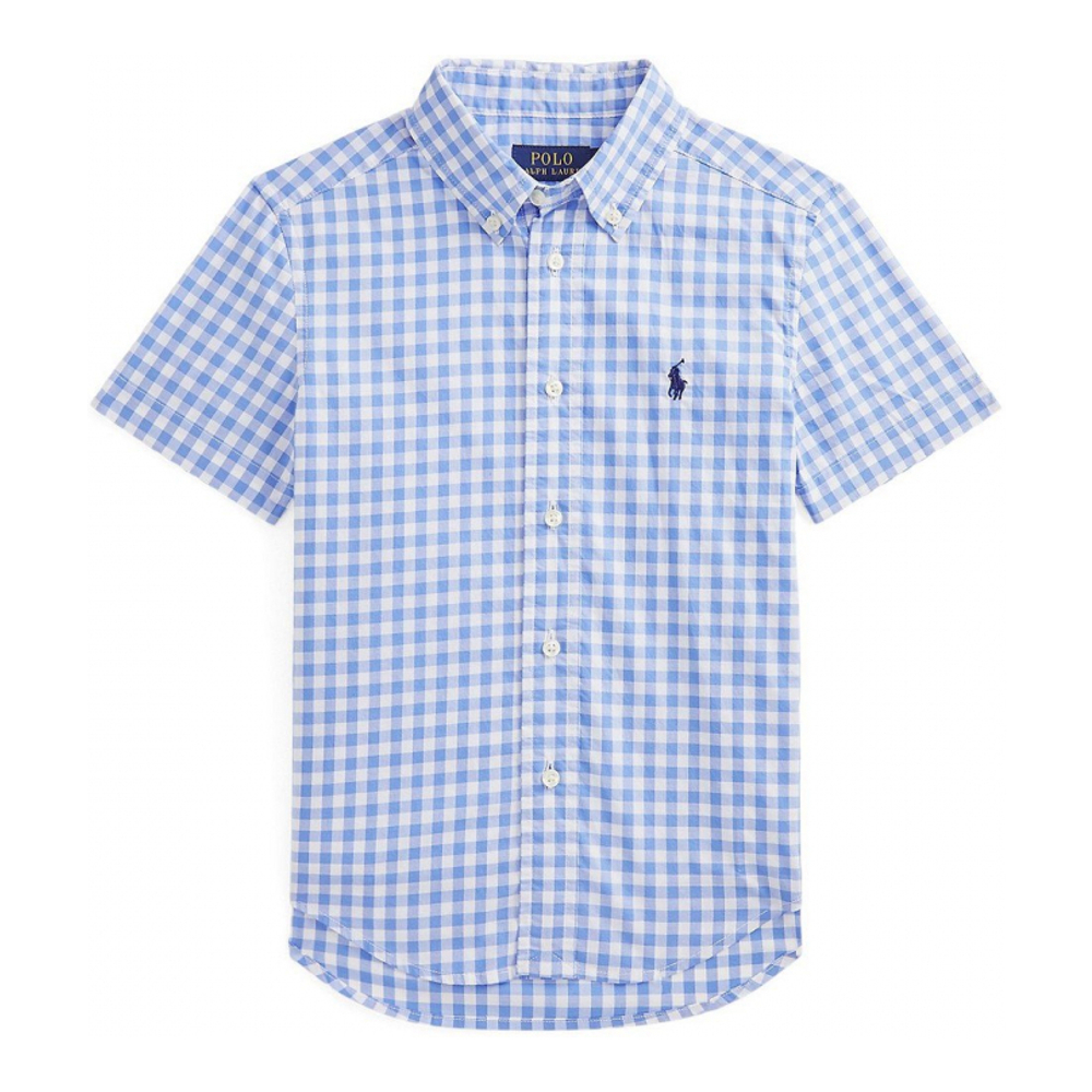 Chemise à manches courtes 'Gingham' pour Enfant et petit garçon