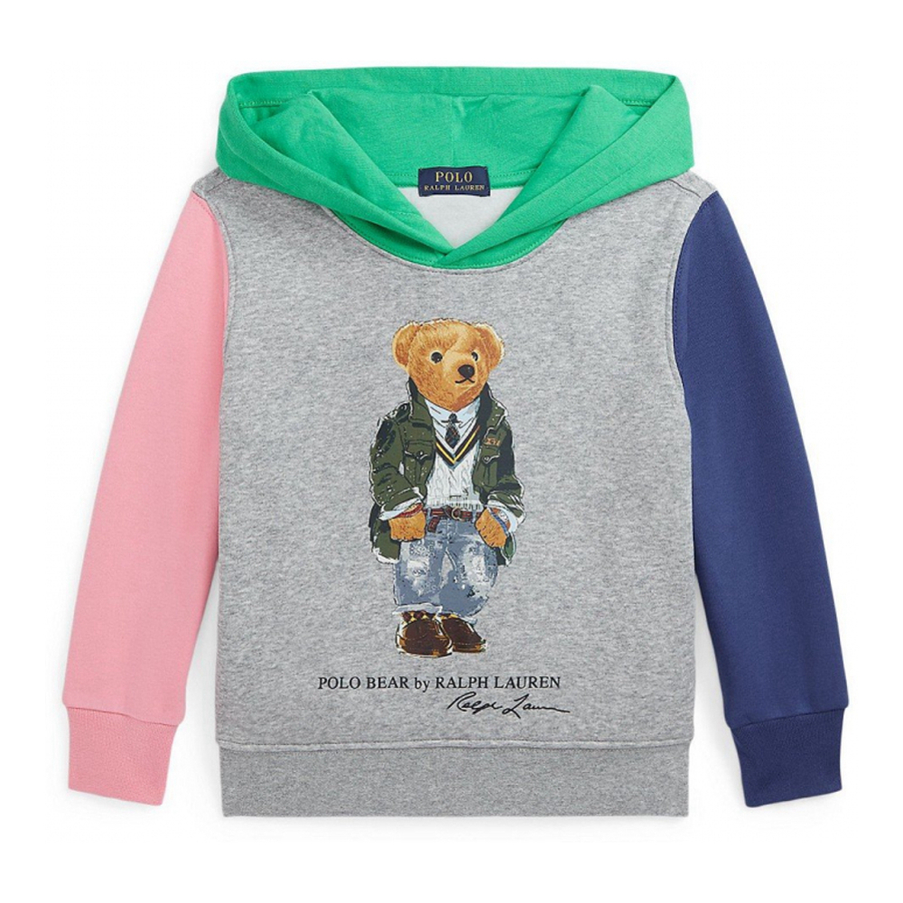 Toddler & Little Boy's 'Bear Color-Blocked' Hoodie