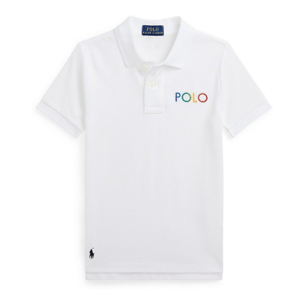 Toddler & Little Boy's 'Ombre-Logo' Polo Shirt