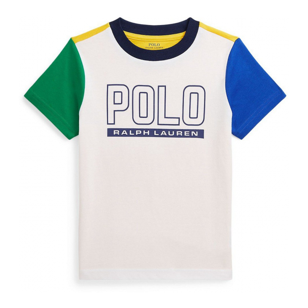 T-shirt 'Color-Blocked Logo' pour Enfant et petit garçon