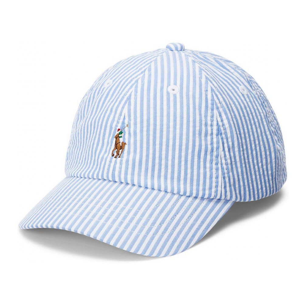 Toddler & Little Boy's 'Seersucker' Baseball Cap