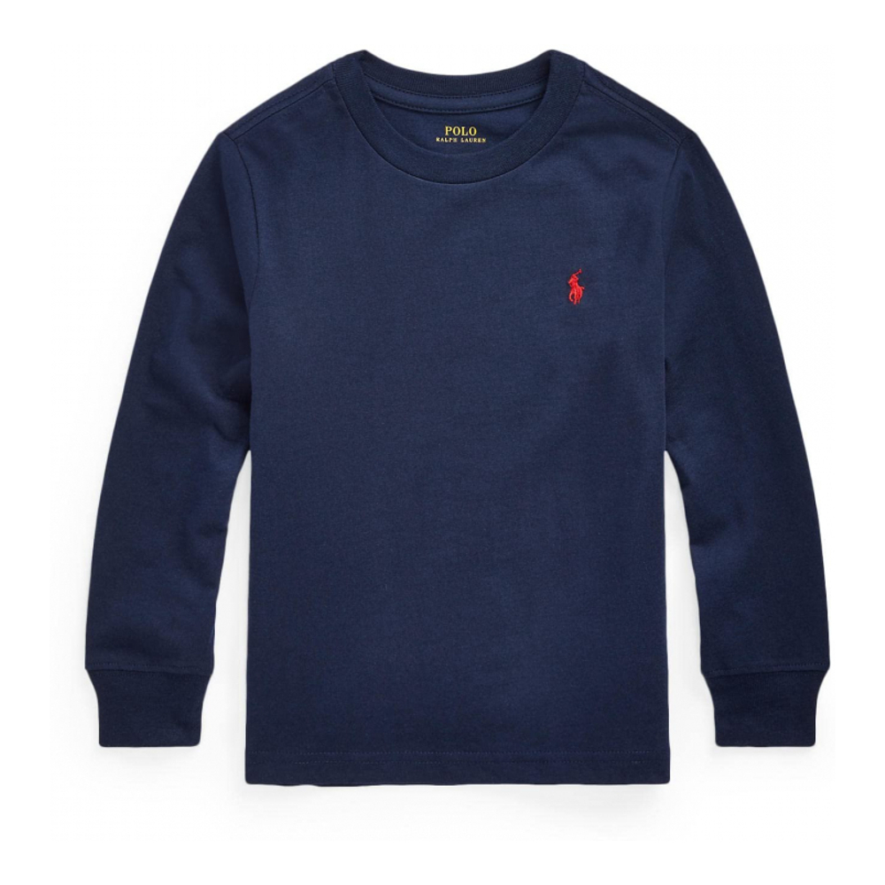 'Cotton Jersey Long Sleeve Tee' pour Petits garçons