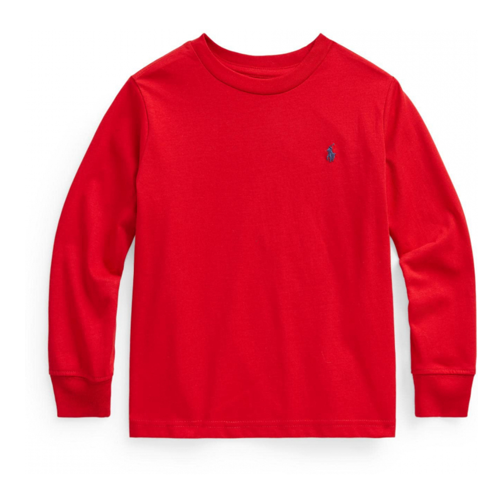 'Cotton Jersey Long Sleeve Tee' pour Petits garçons