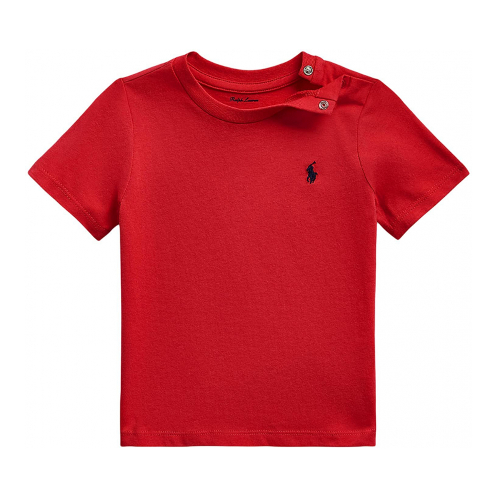 'Cotton Jersey Crew Neck Tee' pour Bébés garçons